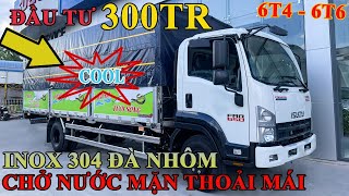 ISUZU FRR650 Tải 6T4 Thùng Bạt Cao Cấp Nhất | Xe Chuyên Chở Hải Sản Phải Đóng Thế Này Mới Chất Lượng