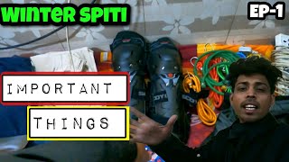 Important Things To Carry For Long Ride   Winter Spiti Ride  #winterspiti #vlog