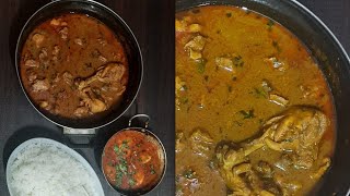 When a SouthIndian cooks Maharashtrian style CHICKEN GRAVY at home/ Chicken curry recipe