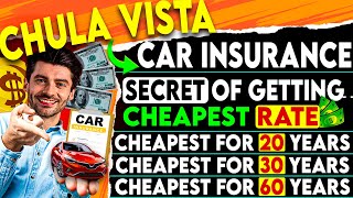 Chula Vista CA's $86/M😱 Secret to CHEAP Car Insurance!