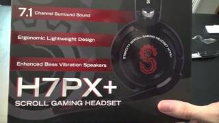 Unboxing H7PX+ $40 Gaming Headset [Killer Bass and Mic Quality!]