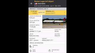 Part:3 Virtual Plane Spotting at Boston Logan International Airport (BOS/KBOS) (Arrivals) 6/10/2021