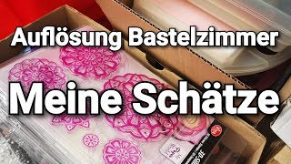 Auflösung Bastelzimmer - meine Schätze I Stempel I Handstanzer I Sticker I Papier etc.