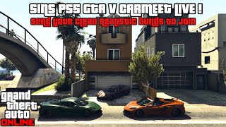 [Live] GTA V ONLINE PS5 CarMeet|Racing|Cruising|No Hesi|NextGen|