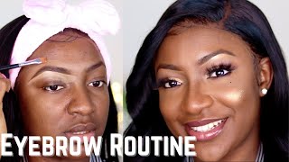 FLAWLESS EYEBROW TUTORIAL for Dark Skin WOC | Beginner Friendly