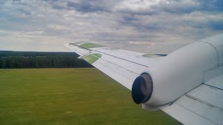 Take off from Olsztyn Mazury to Wrocław SprintAir Saab 340A