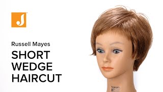 A Short Wedge Haircut Tutorial - Layering Short Hair