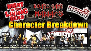 Zombicide - Night Of The Living Dead - Character Breakdown - BoardGameManiacs