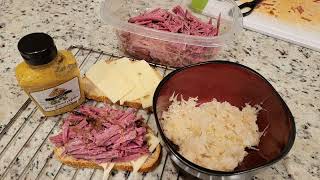 8 Hour Smoked Corned Beef Sandwich