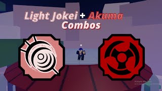 Light Jokei and Akuma Combos | Shindo Life