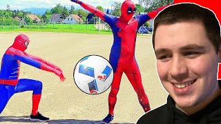 SPIDERMAN vs DEADPOOL - CROSSBAR CHALLENGE