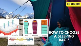 How to choose sleeping bags