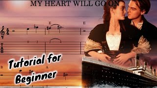 My Heart Will Go On | Titanic | Easy Guitar Tabs With Chords