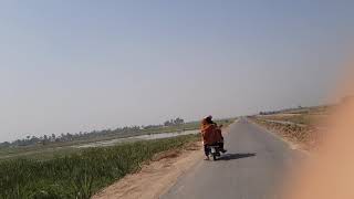 Village Road... Sar sabz punjab... Going towards village... DE tour... Khob'surat Pakistan...