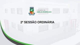 2ª SESSÃO ORDINÁRIA