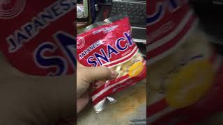 JAPANESE SNACK SHRIMP FLAVORED CHIPS #shorts #short #japanese #snack #shrimp #flavored #chips #yt