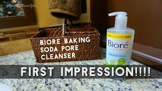 Bioré Baking Soda Pore Cleanser First Impression!!!