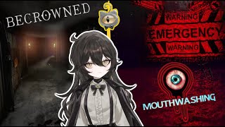 【Becrowned  (Demo) + Mouthwashing - #1】Playing Bizarre and Unique Indie Horror Games!