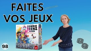 présentation du jeu de société Zombie teenz évolution