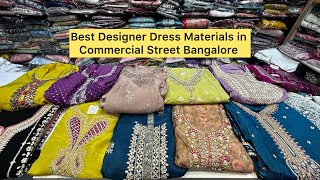 Best Dress Materials in Commercial Street Bangalore | Street Shopping @khushbushetty #dressmaterials