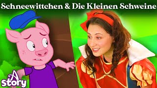 Schneewittchen & Die Kleinen Schweine | Gute nacht geschichte Deutsch | A Story German