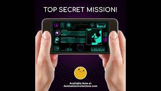 TOP SECRET MISSION! This Secret Agent Video Invitation is EPIC!