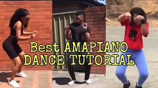 How To Do the AMAPIANO DANCE IN LESS THAN 5minutes(Dance Tutorial) || SouthAfrican Dance