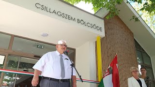 2024.06.01. A Csillagszem Bölcsőde átadási ünnepsége