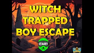 witch trapped boy escape video walkthrough