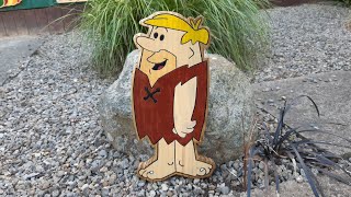 Barney Rubble On Fencing wood, Scrouter Project...