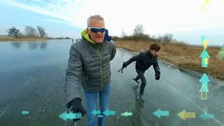 Dutch canal skating 2018