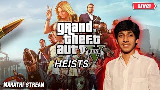 AAJ KARU GTA 5 MADHE RADA - 🤣 || GTA 5 HEIST || ROAD TO 1000 MARATHI STREAM #gta5 #gtaheist #live