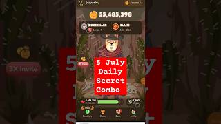 Today memefi secret combo 5 July | memefi secret tap combo level 4 #memeficoin #memefi