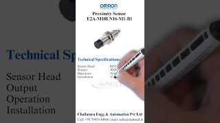 Omron Proximity Sensor: E2A M18LN16 M1 B1​ | +91 79955 44066#shorts