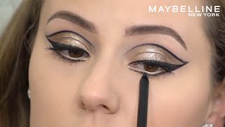 #STAYHOME AND DO 60s EYE MAKEUP #WITHME FT. ROSEANDBEN | MAYBELLINE NEW YORK