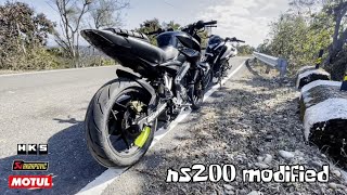 Best Ns200 Modified | exhaust? | Big tyres? | Graphics + stickers