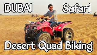 Dubai | Desert Quad Biking Dubai | Desert Safari Dubai | Desert Motorcycle Rental Dubai | Hindi Vlog