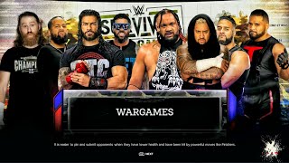 War Games - OG Bloodline Reunites And Destroyed The Fake Bloodline - WWE 2k24