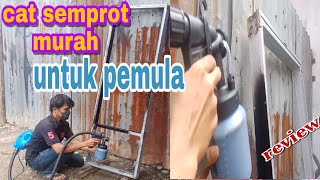 Cat semprot buat besi,kayu,triplek,mobil dll || spray gun