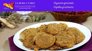 Oignons gratinés - Cipolla gratinata