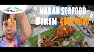 Makan Seafood di O'Seafood 2 Kediri