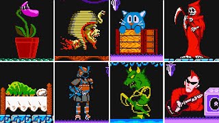 Monster Party (NES) - All Bosses