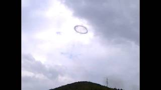 (UFO) - Mysterious Ufo Circle in clouds !!. - 2010 ...