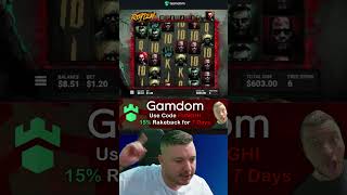 INSANE SWITCHES Rotten HACKSAW GAMING #shorts #casino #gambling  #slot #bigwin