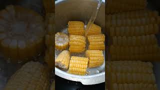 boiled sweet corn🌽🌽 #shortvideo #corn #sweetcorn #hibusmedia