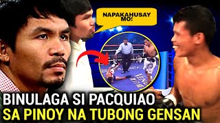 BINULAGA SI PACQUIAO! SA PINOY NA INAKALANG MAGTATAHO! | DATING WORLD CHAMPION 2 BESES PINABAGSAK!