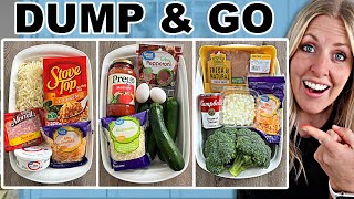 Dump and Go Casseroles - Super QUICK and EASY Casserole Dinners