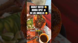 HIGHLY RATED BIRRIA SPOT IN LOS ANGELES - #tacos #birria #burrito #churros #shorts