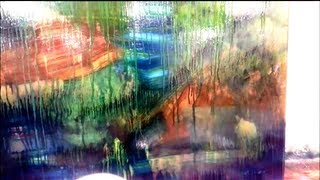 5 minute abstract painting technique - THE DRIP EFFECT