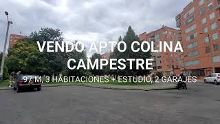 Vendo APARTAMENTO en colina Campestre  3 habitaciones, 2 garajes